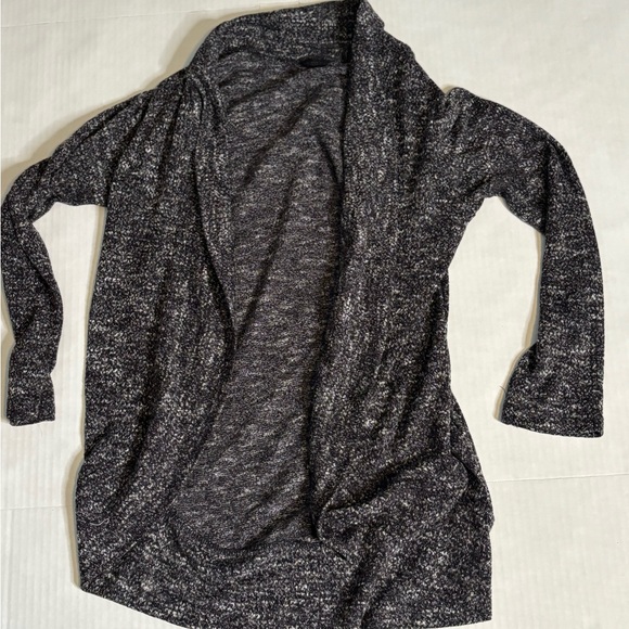 Aeropostale Sweaters - Aeropostale Black Marled Open-Front Women's Cardigan medium